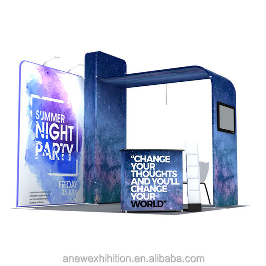 10x10ft (3x3m) Exhibition Booth – Style 077 | ASM Exhibits – View 2
