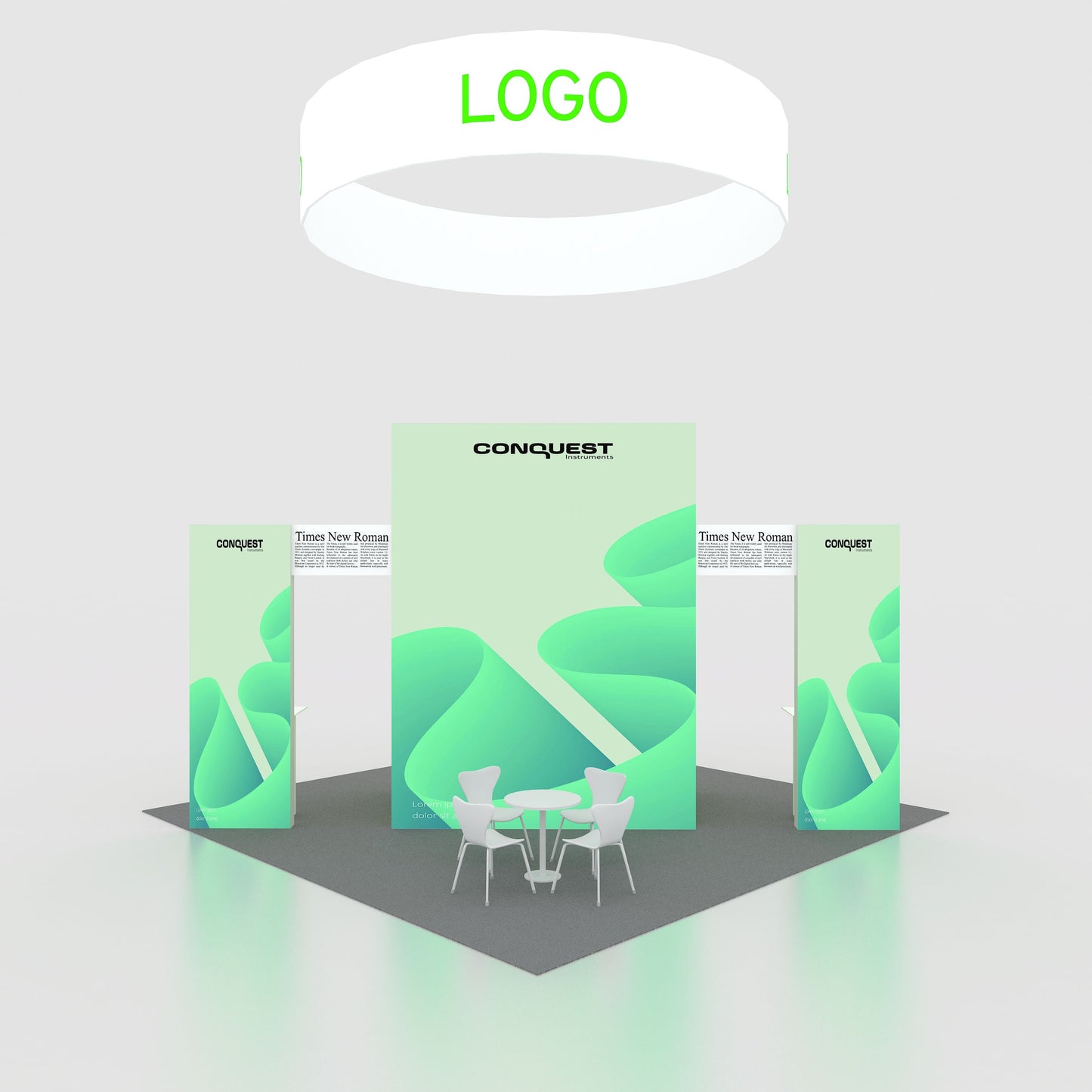 20x20ft (6x6m) Exhibition Booth – Style 010 | ASM Exhibits – View 4