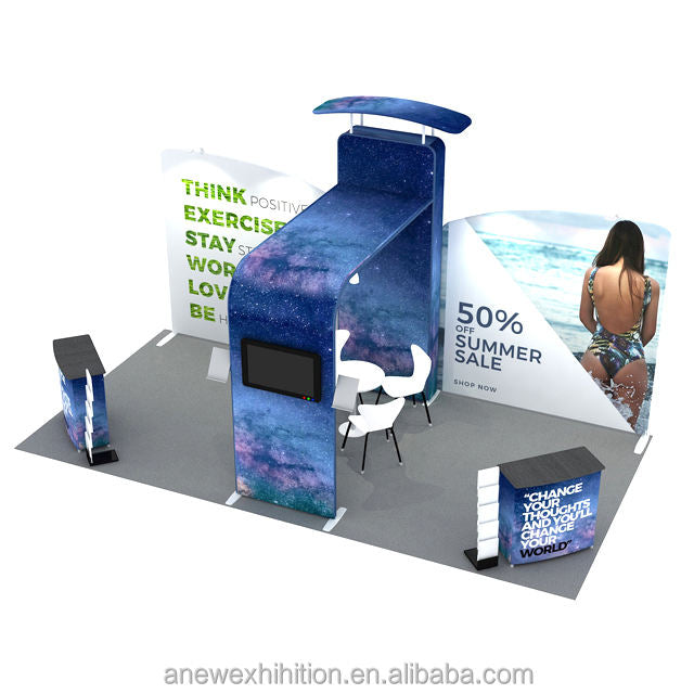 10x20ft (3x6m) Exhibition Booth – Style 017 | ASM Exhibits – View 4