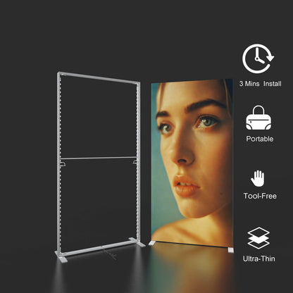 Hanging SEG LED Light Box – Trade Show Display – Style 066 – View 2
