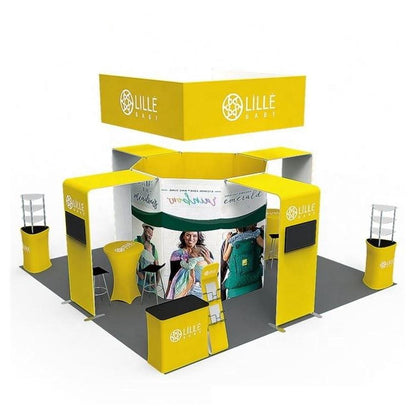 20x20ft (6x6m) Exhibition Booth – Style 006 | ASM Exhibits – View 2