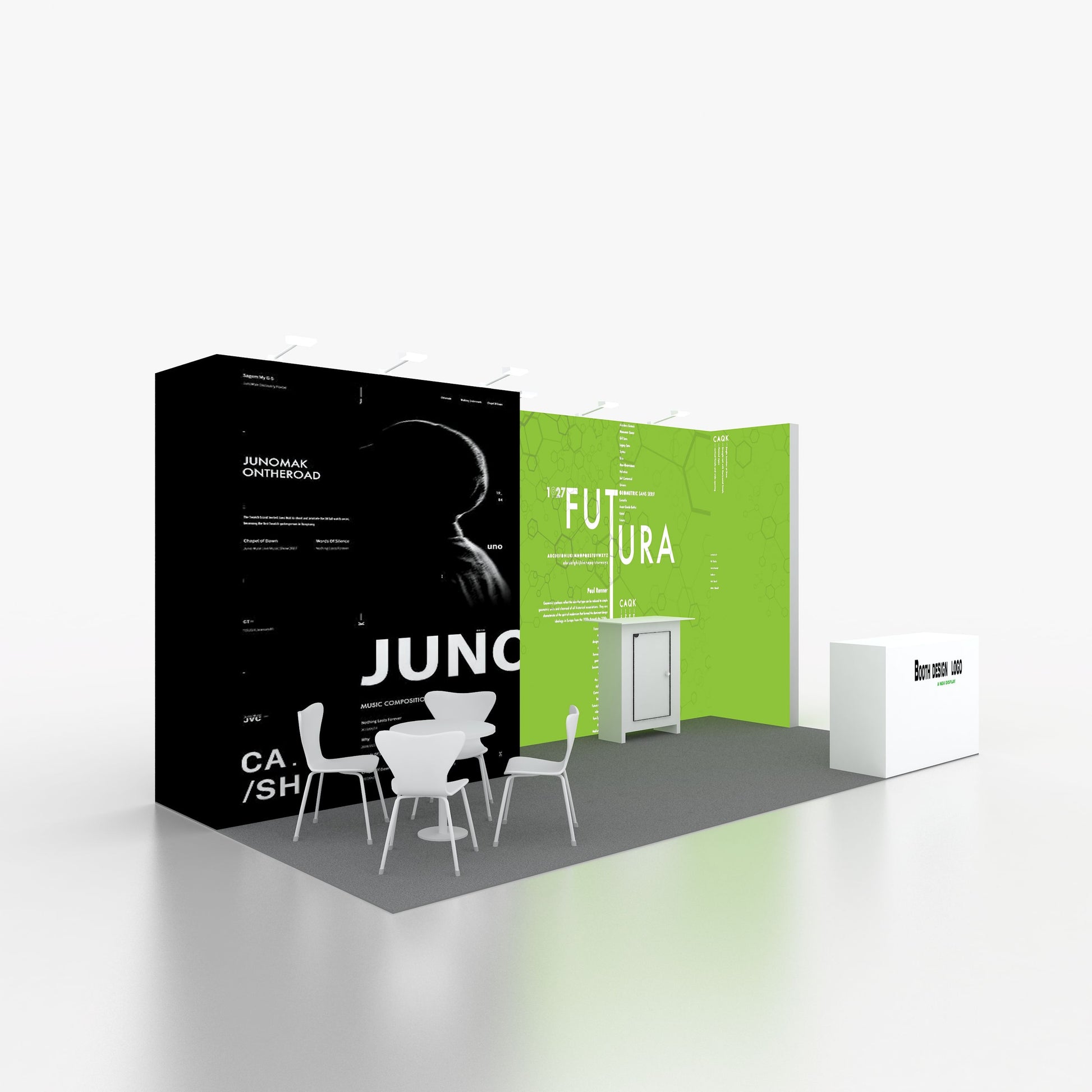 10x20ft (3x6m) Exhibition Booth – Style 024 | ASM Exhibits – View 3