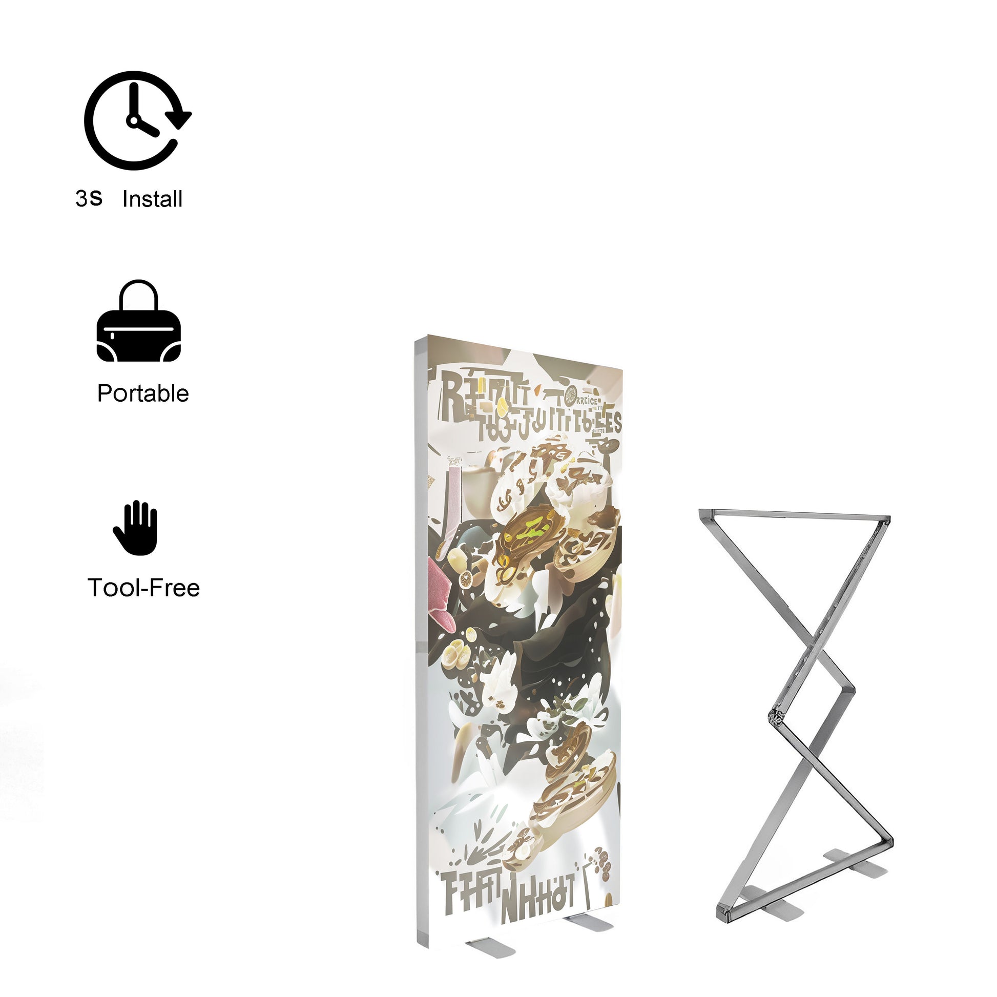 Foldable SEG LED Light Box – Portable Trade Show Display – Style 011 – View 3