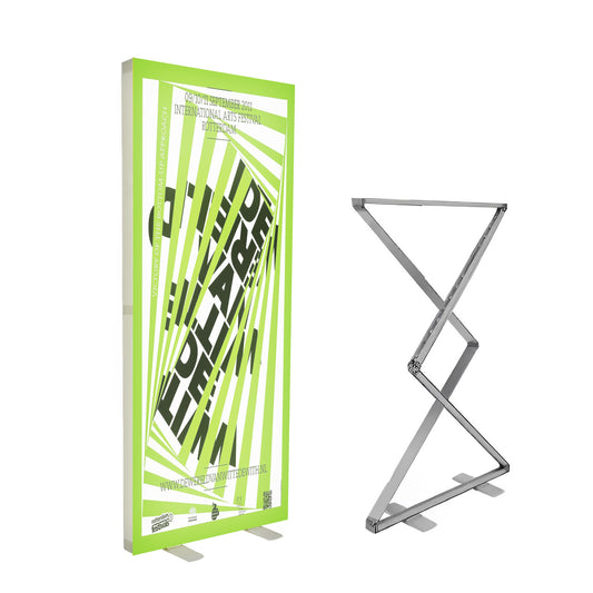 Foldable SEG LED Light Box – Portable Trade Show Display – Style 006 – Foldable SEG LED Light Box Display