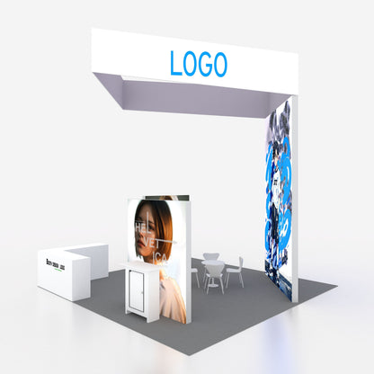 10x10ft (3x3m) Exhibition Booth – Style 075 | ASM Exhibits – Trade Show Exhibition Booth