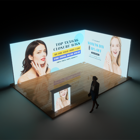 10x20ft (3x6m) Exhibition Booth – Style 003 | ASM Exhibits – View 2