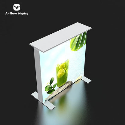 120mm SEG Aluminum Exhibition Desk – Style 08 | ASM Exhibits – Trade Show Reception Desk