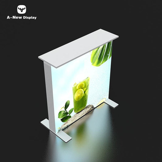 120mm SEG Aluminum Exhibition Desk – Style 08 | ASM Exhibits – Trade Show Reception Desk