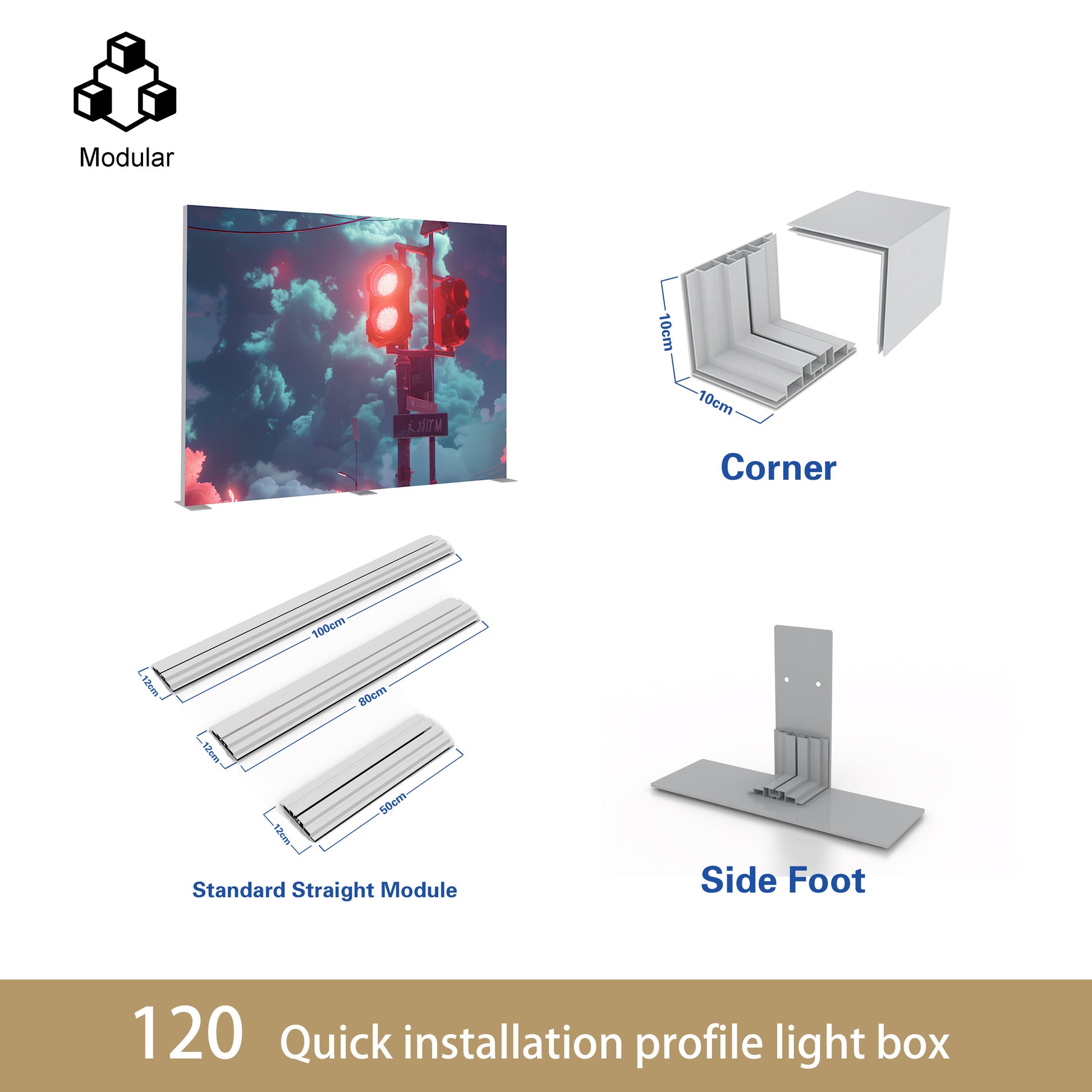 Large SEG LED Light Box 3x2.5m – Trade Show Backdrop – Style 238 – View 4