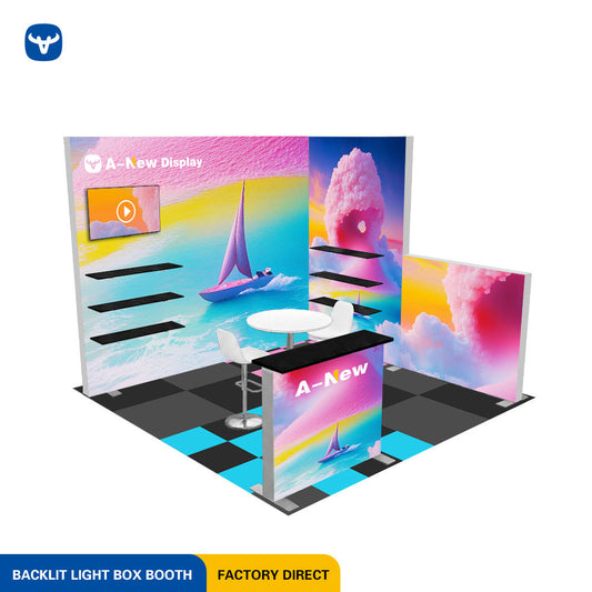 10x10ft (3x3m) Exhibition Booth – Style 007 | ASM Exhibits – Trade Show Exhibition Booth