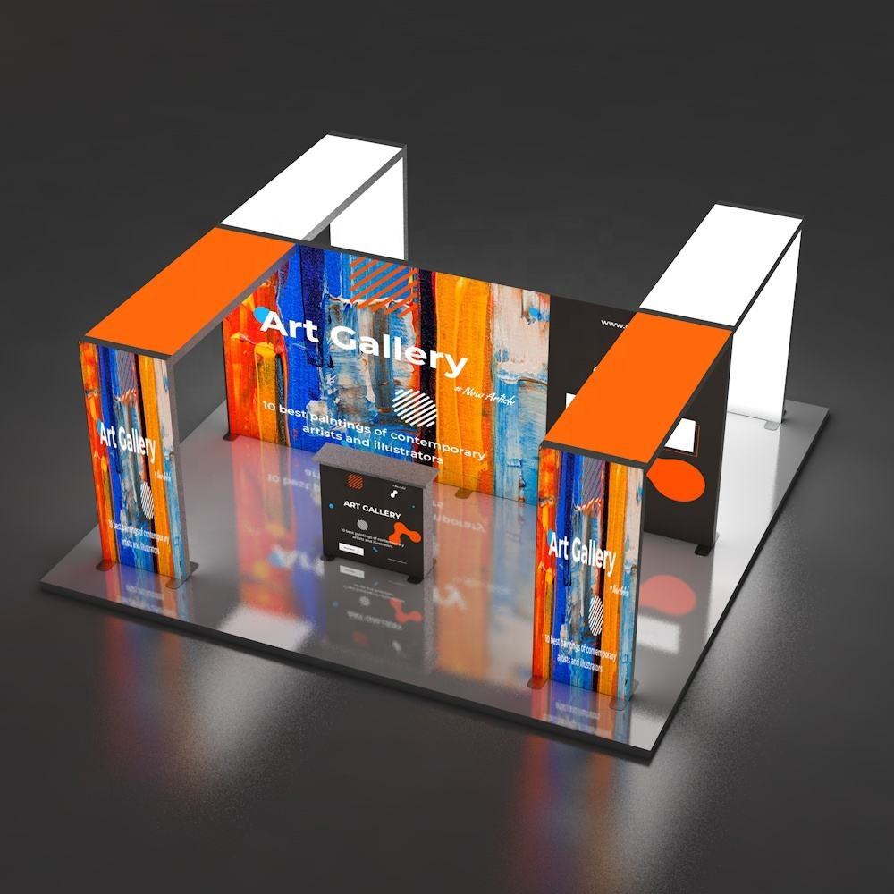 20x20ft (6x6m) Exhibition Booth – Style 004 | ASM Exhibits – View 2