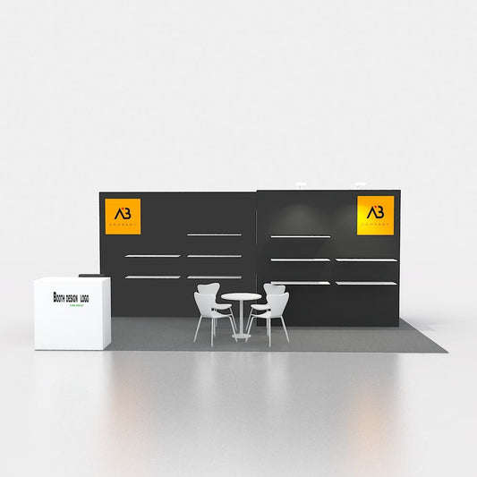 10x20ft (3x6m) Exhibition Booth – Style 022 | ASM Exhibits – View 2