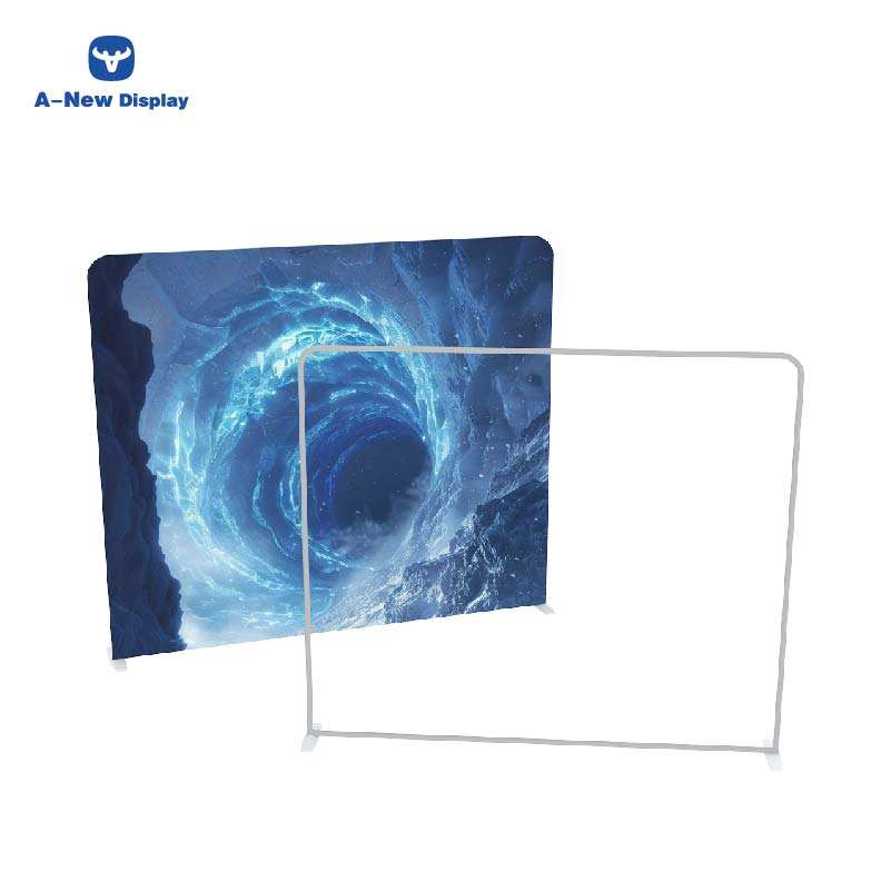 Double-Sided Tension Fabric Backdrop – Trade Show Display Stand – Style 50 – Tension Fabric Display