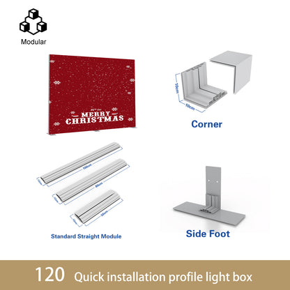 Large SEG LED Light Box 3x2.5m – Trade Show Backdrop – Style 252 – View 3
