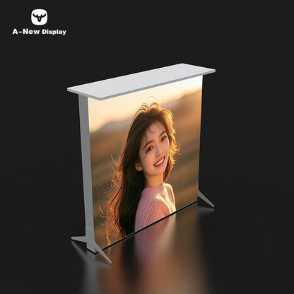 80mm Aluminum LED Reception Desk – Style 45 | ASM Exhibits – Trade Show Reception Desk