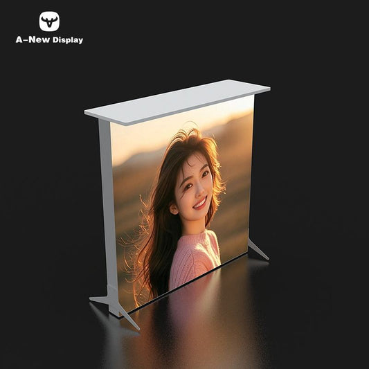 80mm Aluminum LED Reception Desk – Style 45 | ASM Exhibits – Trade Show Reception Desk
