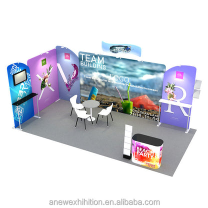 10x20ft (3x6m) Exhibition Booth – Style 017 | ASM Exhibits – View 3