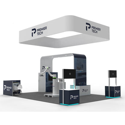 20x20ft (6x6m) Exhibition Booth – Style 006 | ASM Exhibits – Trade Show Exhibition Booth