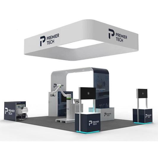 20x20ft (6x6m) Exhibition Booth – Style 006 | ASM Exhibits – Trade Show Exhibition Booth
