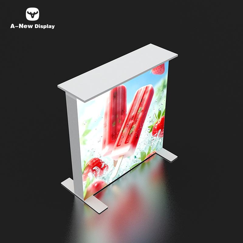 120mm SEG Aluminum Exhibition Desk – Style 22 | ASM Exhibits – Trade Show Reception Desk