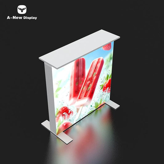 120mm SEG Aluminum Exhibition Desk – Style 22 | ASM Exhibits – Trade Show Reception Desk