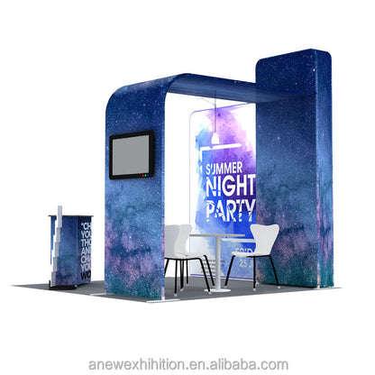 10x10ft (3x3m) Exhibition Booth – Style 077 | ASM Exhibits – Trade Show Exhibition Booth