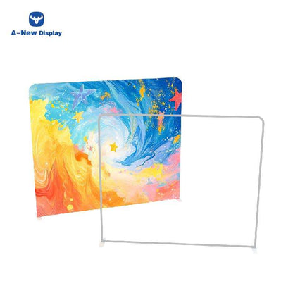 Double-Sided Tension Fabric Backdrop – Trade Show Display Stand – Style 49 – Tension Fabric Display