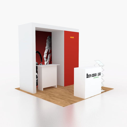 10x10ft (3x3m) Exhibition Booth – Style 065 | ASM Exhibits – View 2