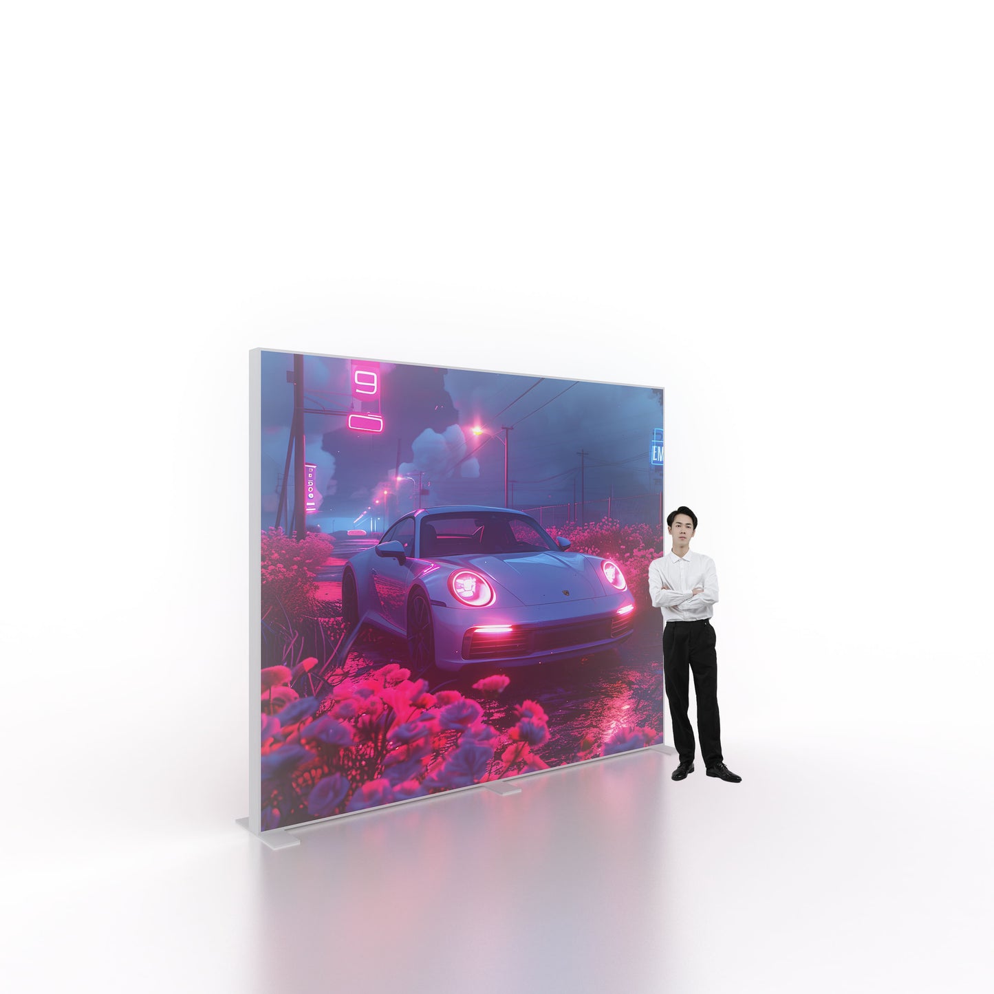 SEG 120mm LED Light Box – Trade Show Backdrop Display – Style 203 – SEG LED Light Box