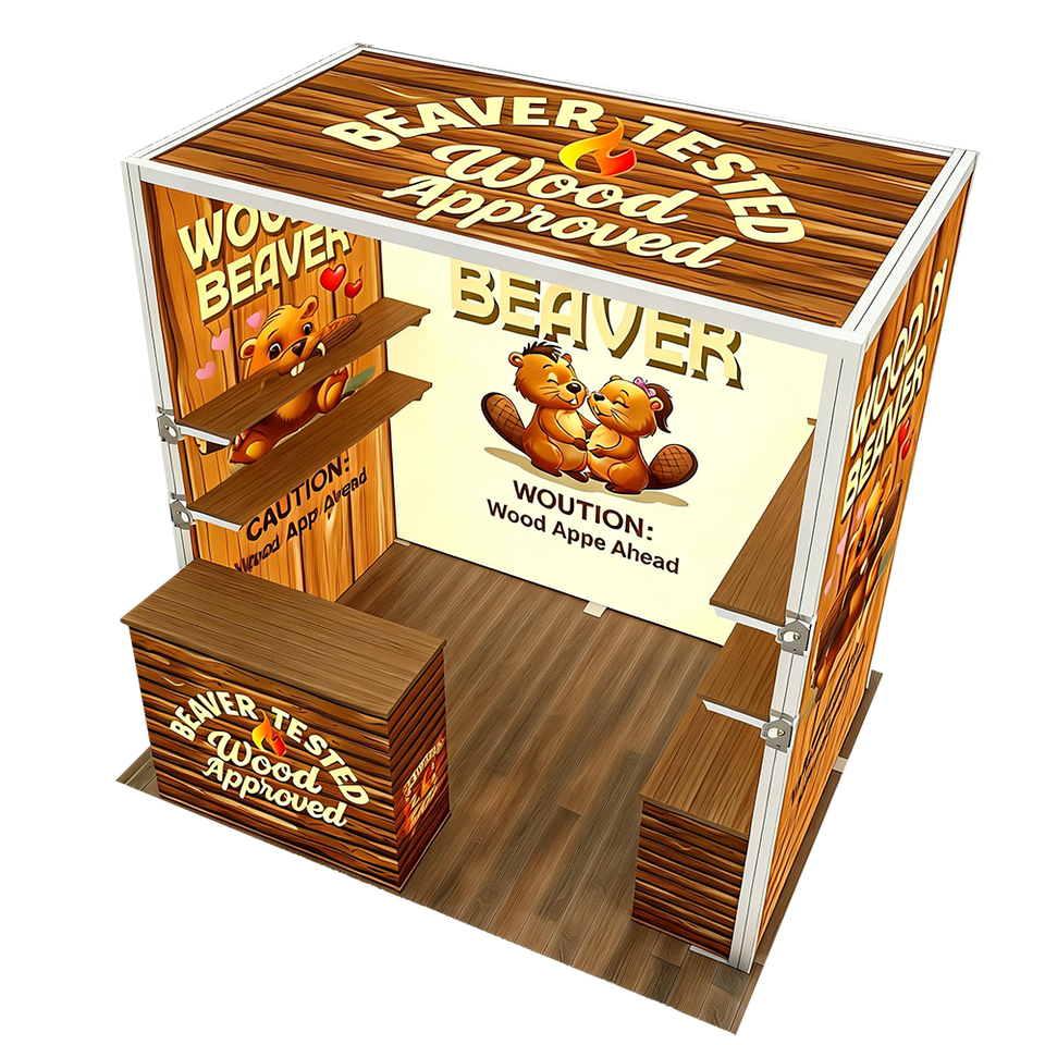 10x10ft (3x3m) Exhibition Booth – Style 026 | ASM Exhibits – View 3