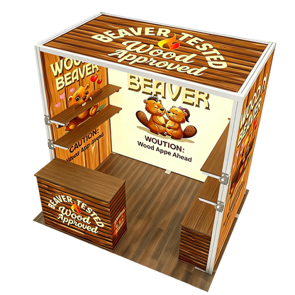 10x10ft (3x3m) Exhibition Booth – Style 026 | ASM Exhibits – View 3