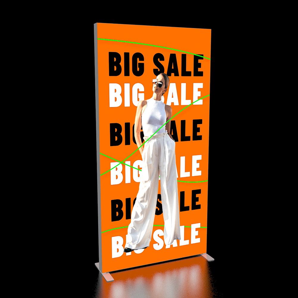 Large SEG LED Light Box 3x2.5m – Trade Show Backdrop – Style 178 – View 3