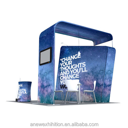 10x10ft (3x3m) Exhibition Booth – Style 055 | ASM Exhibits – View 4