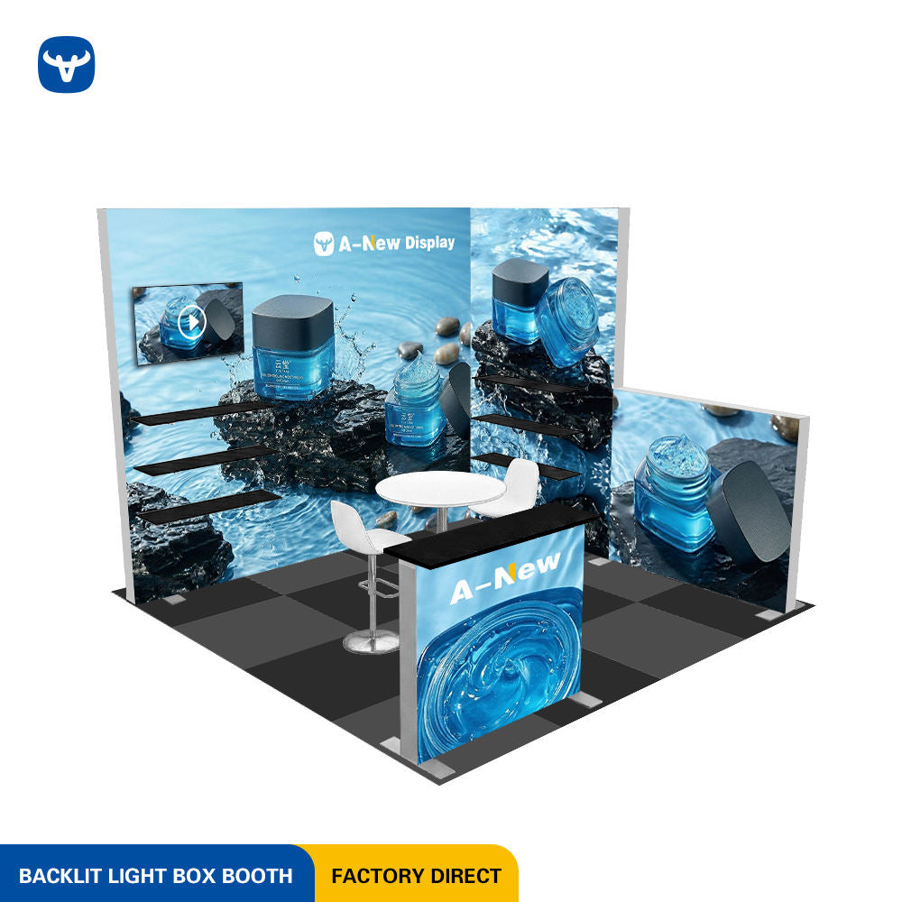 10x10ft (3x3m) Exhibition Booth – Style 009 | ASM Exhibits – View 2