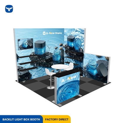 10x10ft (3x3m) Exhibition Booth – Style 009 | ASM Exhibits – View 2