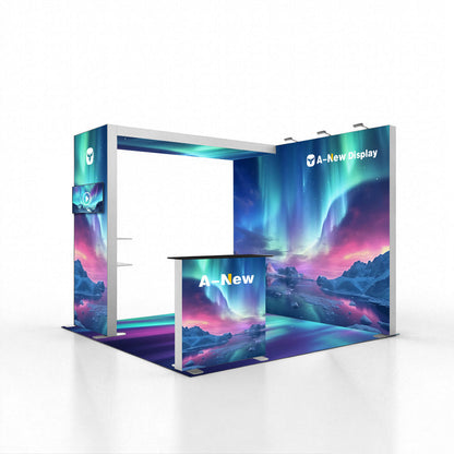 10x10ft (3x3m) Exhibition Booth – Style 015 | ASM Exhibits – View 2