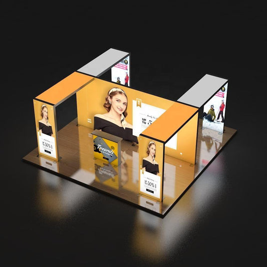 20x20ft (6x6m) Exhibition Booth – Style 005 | ASM Exhibits – View 2