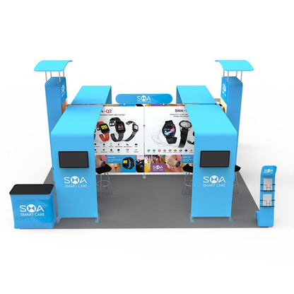 20x20ft (6x6m) Exhibition Booth – Style 007 | ASM Exhibits – View 2