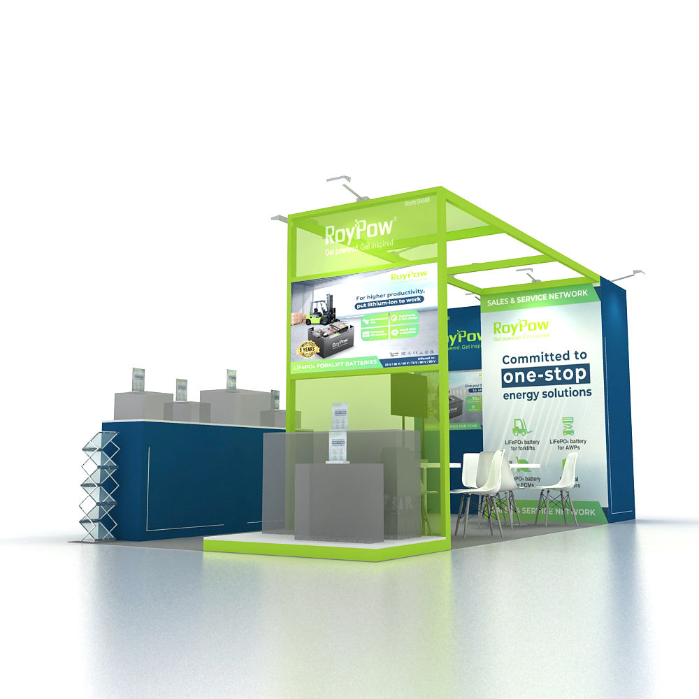 10x20ft (3x6m) Exhibition Booth – Style 005 | ASM Exhibits – View 3