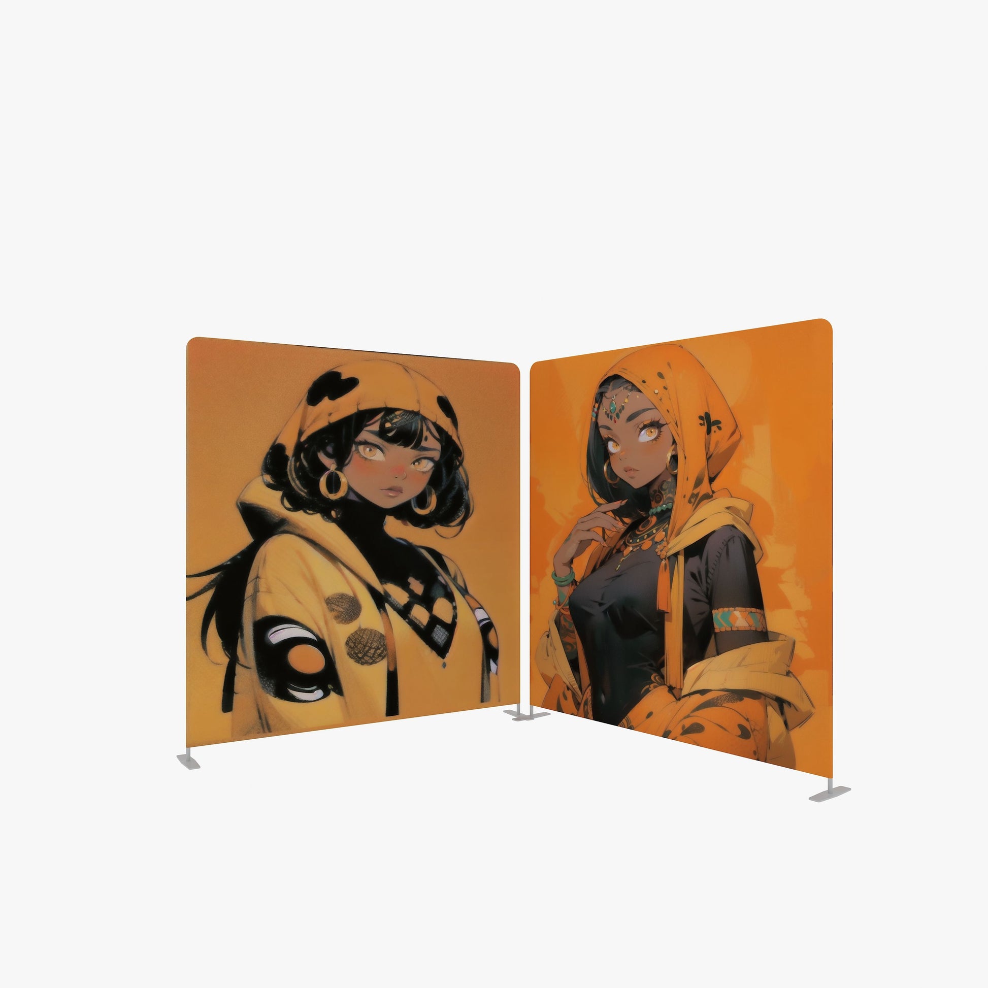 Double-Sided Tension Fabric Backdrop – Trade Show Display Stand – Style 11 – View 4