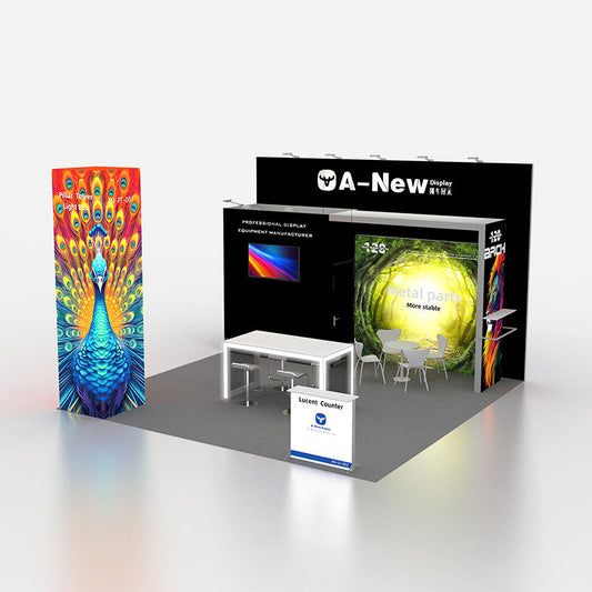 20x20ft (6x6m) Exhibition Booth – Style 009 | ASM Exhibits – Trade Show Exhibition Booth