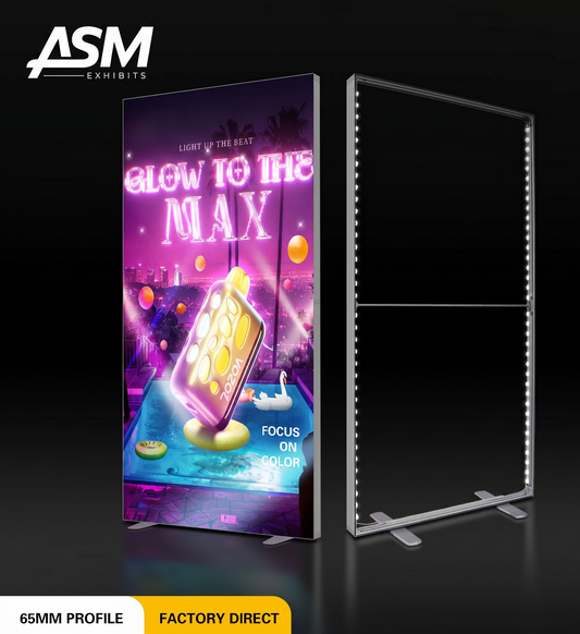 SEG Fabric Tension Frame Light Box | Tool-Free LED Advertising Display Stand