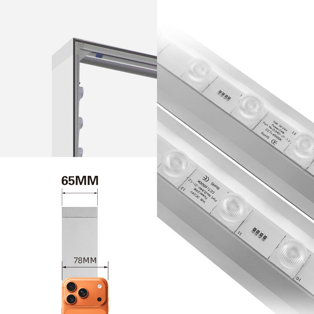 SEG LED Illuminated Display Frame | Tool-Free Fabric Light Box for Trade Shows