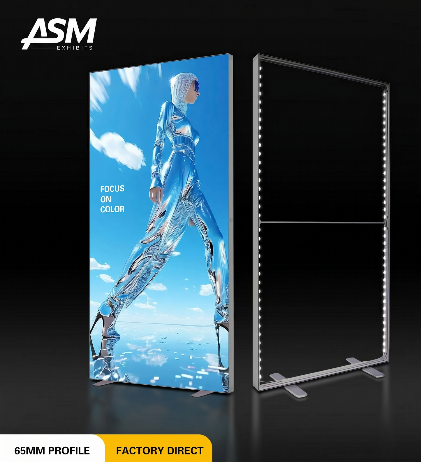 High Brightness SEG Light Box | Tool-Free Fabric Tension Advertising Display