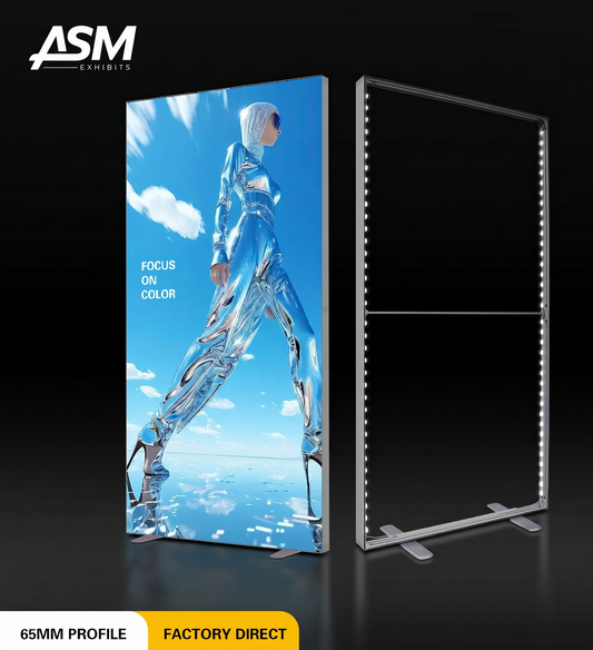 High Brightness SEG Light Box | Tool-Free Fabric Tension Advertising Display