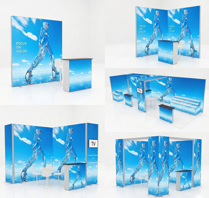 Indoor SEG Fabric Light Box | Tool-Free LED Advertising Display Frame Stand